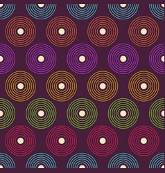 Abstract Seamless Pattern With Color Circles