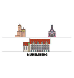 Germany Nuremberg Flat Landmarks