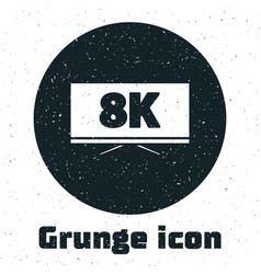 Grunge Screen Tv With 8k Ultra Hd Video Technology