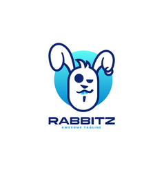 Logo Rabbit Simple Mascot Style