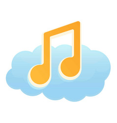 Music Song Cloud Icon Cartoon Baby Cradle