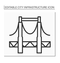 Bridge Line Icon