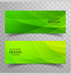 Modern Green Banners