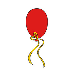 Purim Balloon Template Red