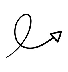 Swirly Arrow Icon