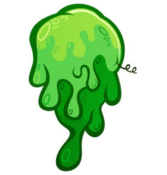 Ball Green Slime Booger Cartoon