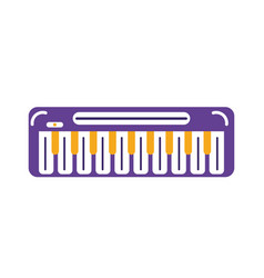 Isolated Colored Keyboard Toy Icon