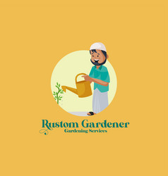 Rustom Gardener Gardening Services Logo