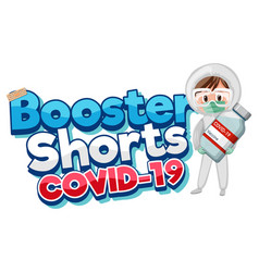 Booster Shorts Covid19 Vaccine Logo