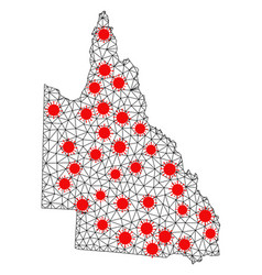 Network Polygonal Map Australian Queensland