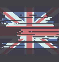 Great Britain Flag In Grunge Style