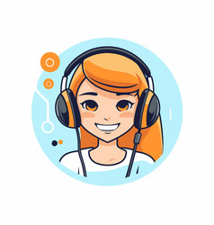 Young Woman With Headphones