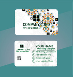 Abstract Business Card Design