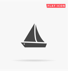 Sailboat Flat Icon