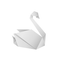 Swan Bird Origami Icon