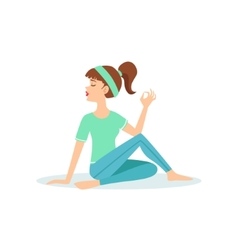 Half Twist Ardha Matsyendrasana Yoga Pose