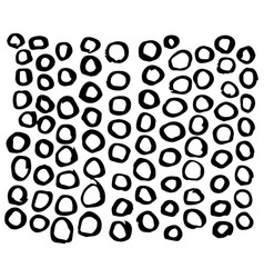 Circles Drawn By Hand Abstract Monochrome