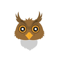 Icon Of Owl Face Animals Owl Face