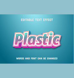 Plastic Text - Editable Text Effect