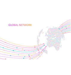 Abstract Global Technology Background