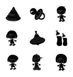 Baby icons Royalty Free Vector Image - VectorStock