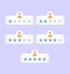 Customer Testimonial Review With Star Rating