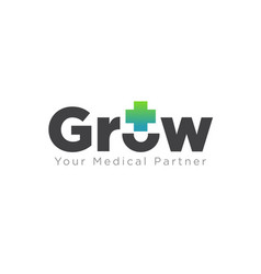 Grow Health Logo Designs For Clinic And Hospital