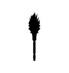 Torch Silhouette Art