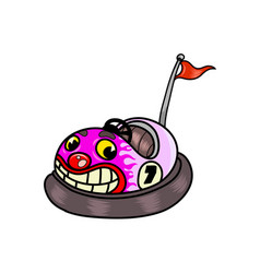 Funny Cartoon Bumper Car