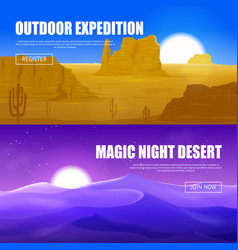 Desert Horizontal Banners