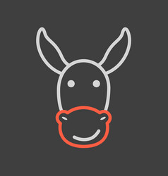 Donkey Icon Farm Animal