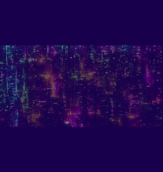 Dotted Technology Background Futuristic Night City