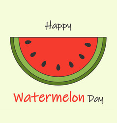 National Watermelon Day Card