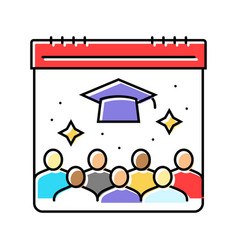 Campus Events College Teacher Color Icon