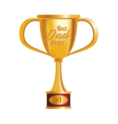 Trophy Cup Award Best Dad Icon