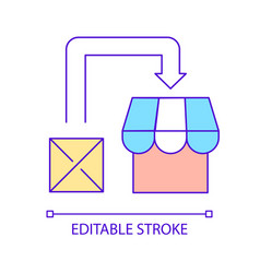 Goods Distribution For Small Business Rgb Color