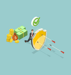 3d Isometric Flat Of Financial