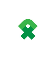 Logo Or Symbol Or Green Ribbon Icon