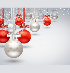 Christmas Balls Abstract Background