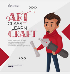 Banner Design Of Art Class Learn Craft