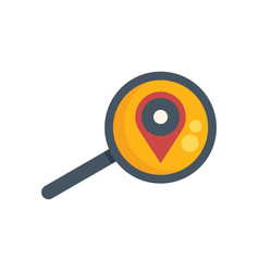 Focus Location Icon Flat Customer Digital