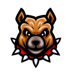 Bulldog Head Logo Mascot Design