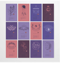 Magic And Mystical Drawings Calendar With Date