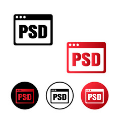 Website Psd File Icon