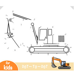 Numbers Game Education Dot To Excavator