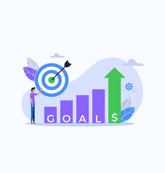 Business Smart Goals Concept Improvement