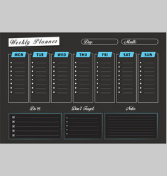 Weekly Schedule Planner Template