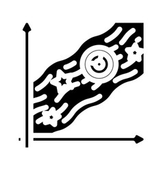 Flow State Time Management Glyph Icon