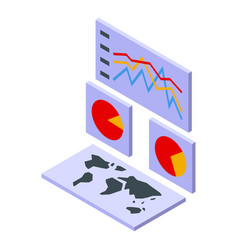 Global Customer Know Icon Isometric Client