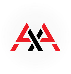 Initial Letters Axa Logo Design Template